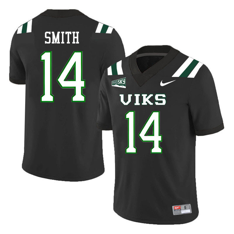 Portland State Vikings #14 Tyrese Smith College Footbaall Jerseys,Uniforms Stitched-Black